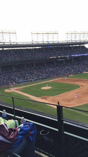 Pictured is the Cubs home field, Wrigley Field


Photo Credit: Sam Koutnik